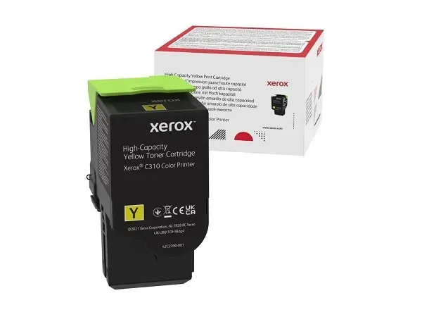 Xerox C310, C315 High Yield Yellow Toner Cartridge (5,500 Yield)