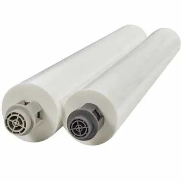 GBC EZLoadT Gray End Cap Laminating Roll Film, Gloss, 25" x 500', 1.5 mill 1 Roll - Price listed per single roll of film. TWO ROLLS per Item Ordered