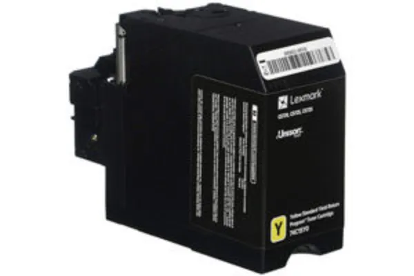 Lexmark CS720, CS725, CX725 Yellow Return Program Toner Cartridge (7,000 Yield)