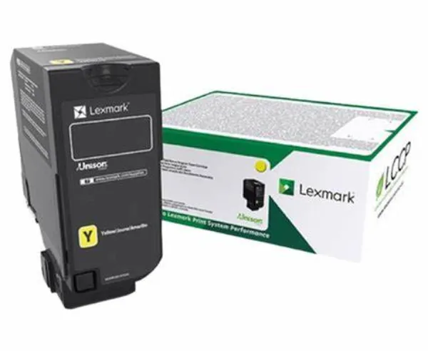 Lexmark CS725 High Yield Yellow Return Program Toner Cartridge (12,000 Yield)
