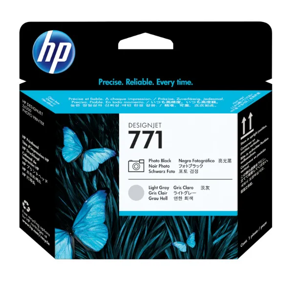 HP 771 Photo Black and Light Gray Printhead