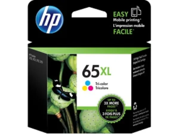 HP 65XL (N9K03AN) High Yield Tri-color Original Ink Cartridge (300 Yield)