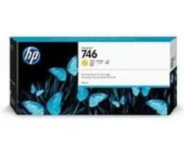 HP 746 (P2V79A) DesignJet Z6, Z9 Yellow Original Ink Cartridge (300 ml)