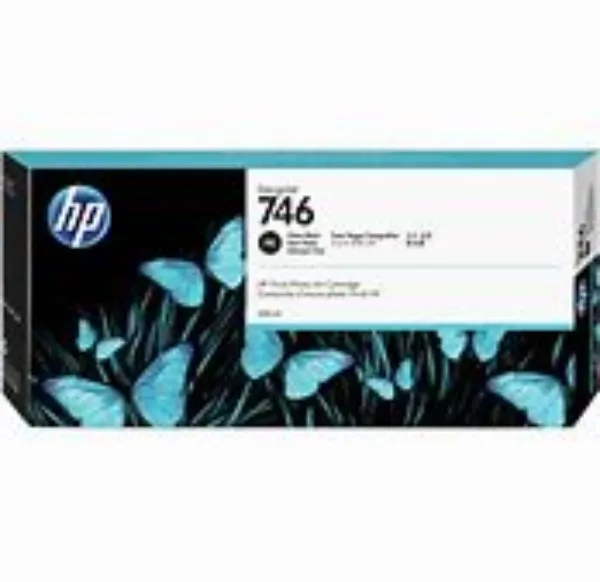 HP 746 (P2V82A) DesignJet Z6, Z9 Photo Black Original Ink Cartridge (300 ml)