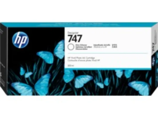 HP 747 (P2V87A) DesignJet Z9 Gloss Enhancer Original Ink Cartridge (300 ml)