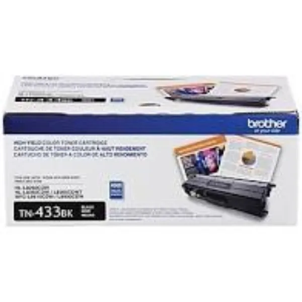 Brother TN433 High Yield Black Toner Cartridge