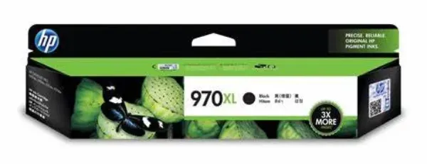 HP 970XL (CN625AM) High Yield Black Original Ink Cartridge (9,200 Yield)