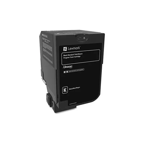 Lexmark CS720, CS725 High Yield Black Return Program Toner Cartridge (20,000 Yield)